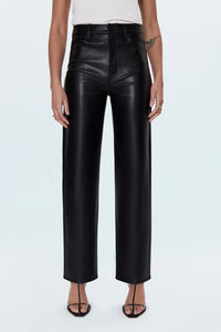 Pistola Pants Cassie High Rise Straight Pant, Onyx Soho-Boutique