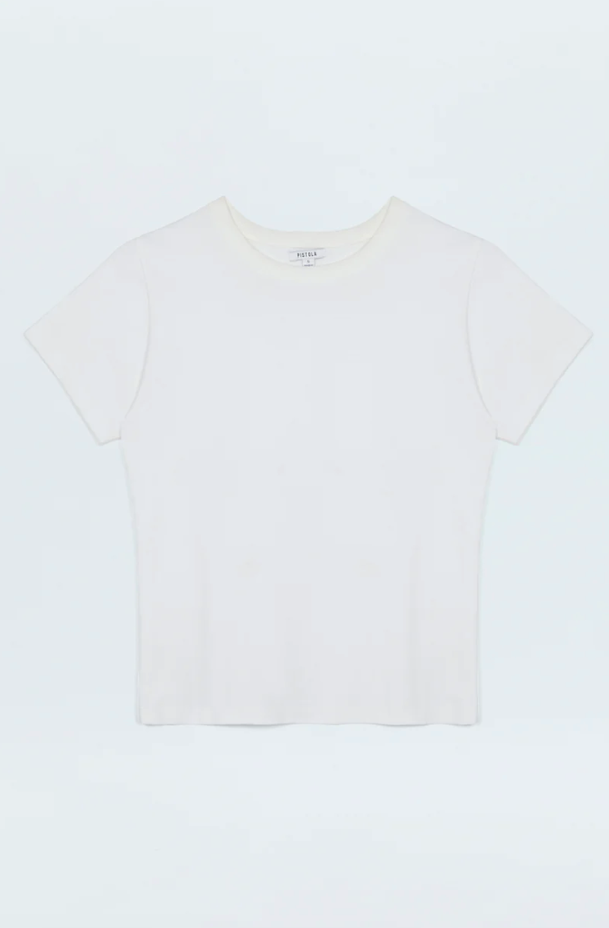 Pistola T-Shirt Alba Baby Tee, Le Blanc Soho-Boutique