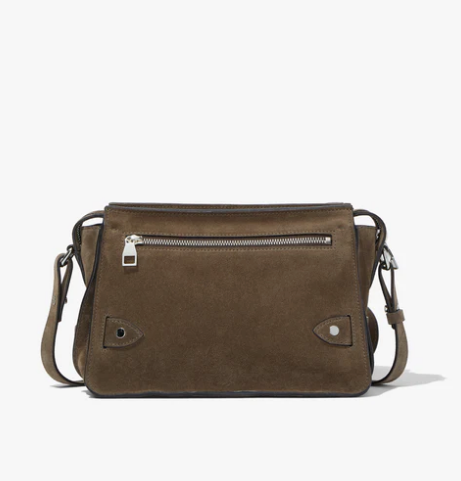Proenza Schouler Bag Beacon Saddle Bag Suede, Teak Soho-Boutique