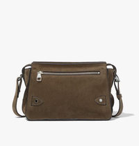 Proenza Schouler Bag Beacon Saddle Bag Suede, Teak Soho-Boutique