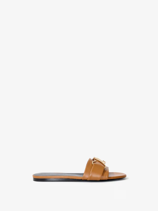 Proenza Schouler Shoes Monogram Slide Sandals, Terracotta Soho-Boutique