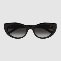 Saint Laurent Sunglasses Saint Laurent Monogram Cat Eye, Black Soho-Boutique