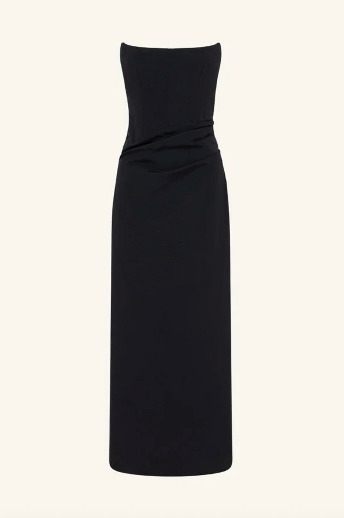 SHONA JOY Dress Oakley Strapless Corset Maxi Dress, Black Soho-Boutique