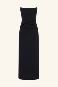 SHONA JOY Dress Oakley Strapless Corset Maxi Dress, Black Soho-Boutique
