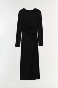SIMKHAI Dress Ferrera Midi Dress, Black Soho-Boutique