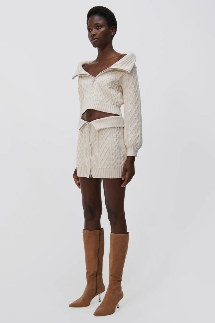 SIMKHAI Sweater Salma Pullover, Ivory Soho-Boutique
