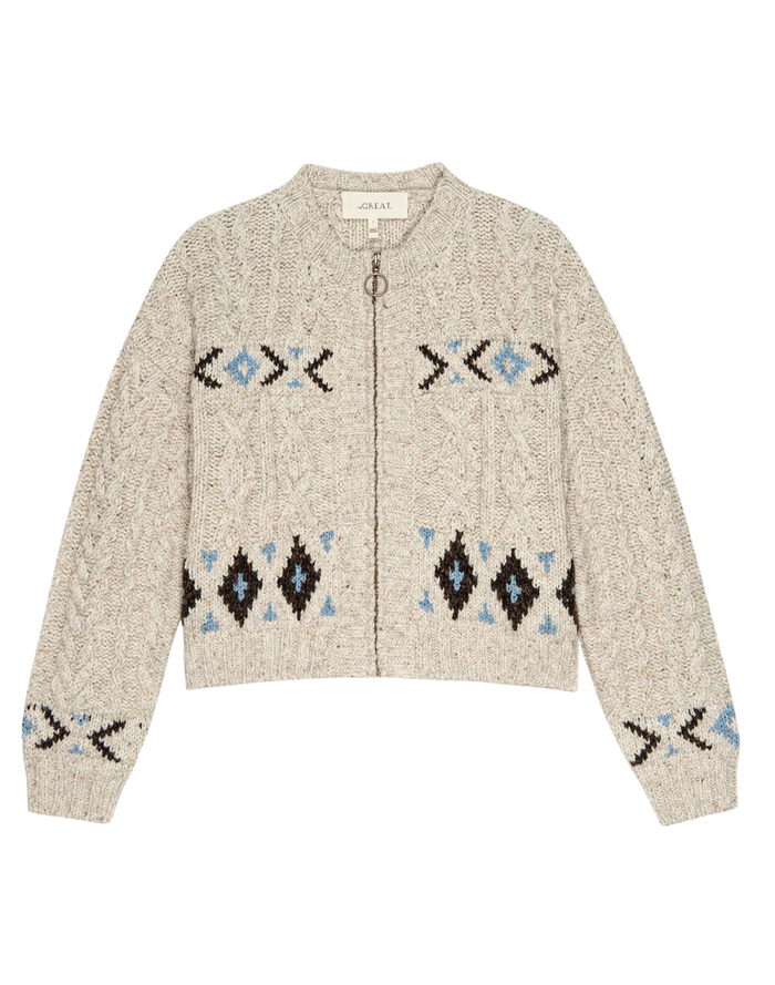 The Great Cardigan The Cavern Cardigan, Oat Soho-Boutique