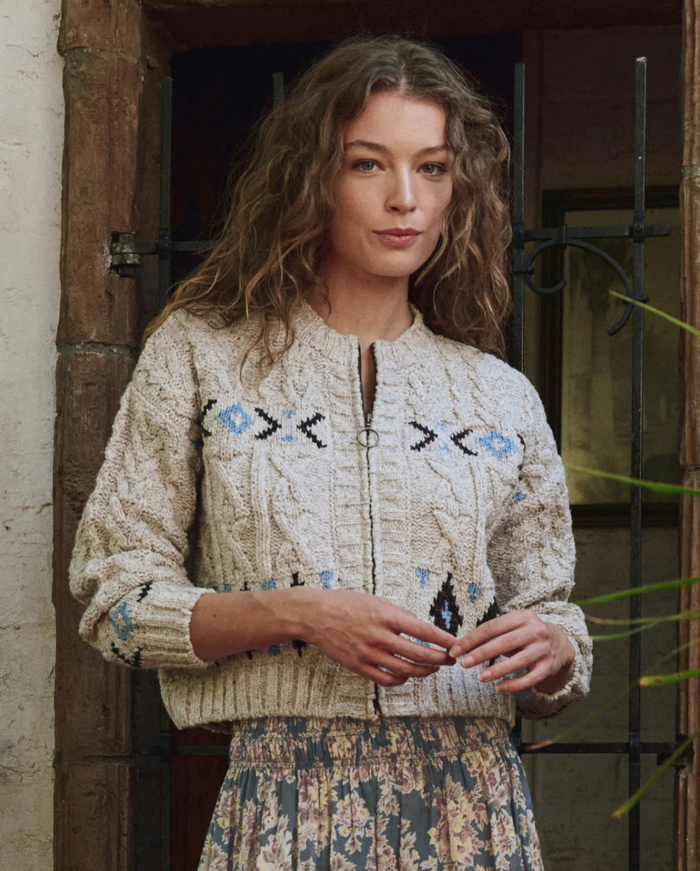 The Great Cardigan The Cavern Cardigan, Oat Soho-Boutique