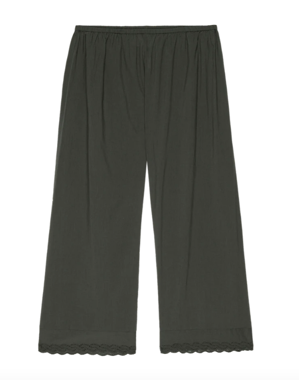 The Great Pajamas The Eyelet Easy Sleep Pant, Black Soho-Boutique