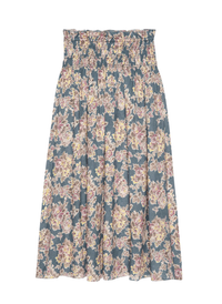 The Great Skirt The Canary Skirt, Indigo Floral Soho-Boutique
