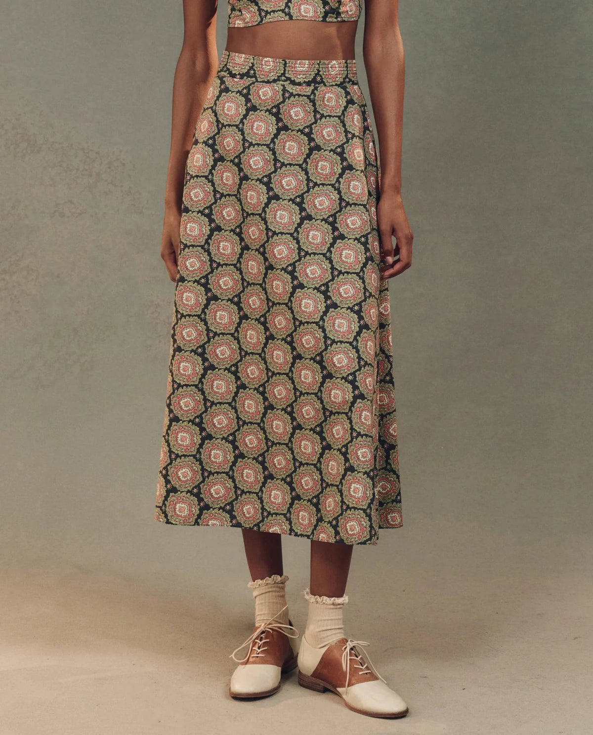 The Great Skirt The Windsor Skirt, Heirloom Paisley Soho-Boutique