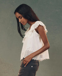 The Great Top The Westport Top, White Honeycomb Eyelet Soho-Boutique