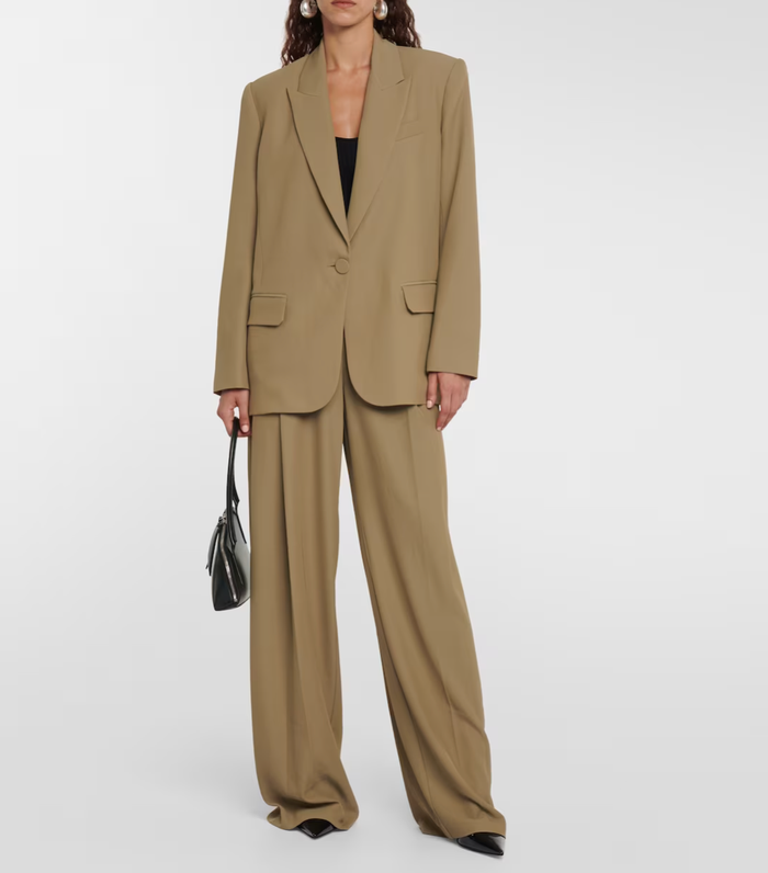 THE SEI Pant Baggy Pleat Trouser, Sage Soho-Boutique
