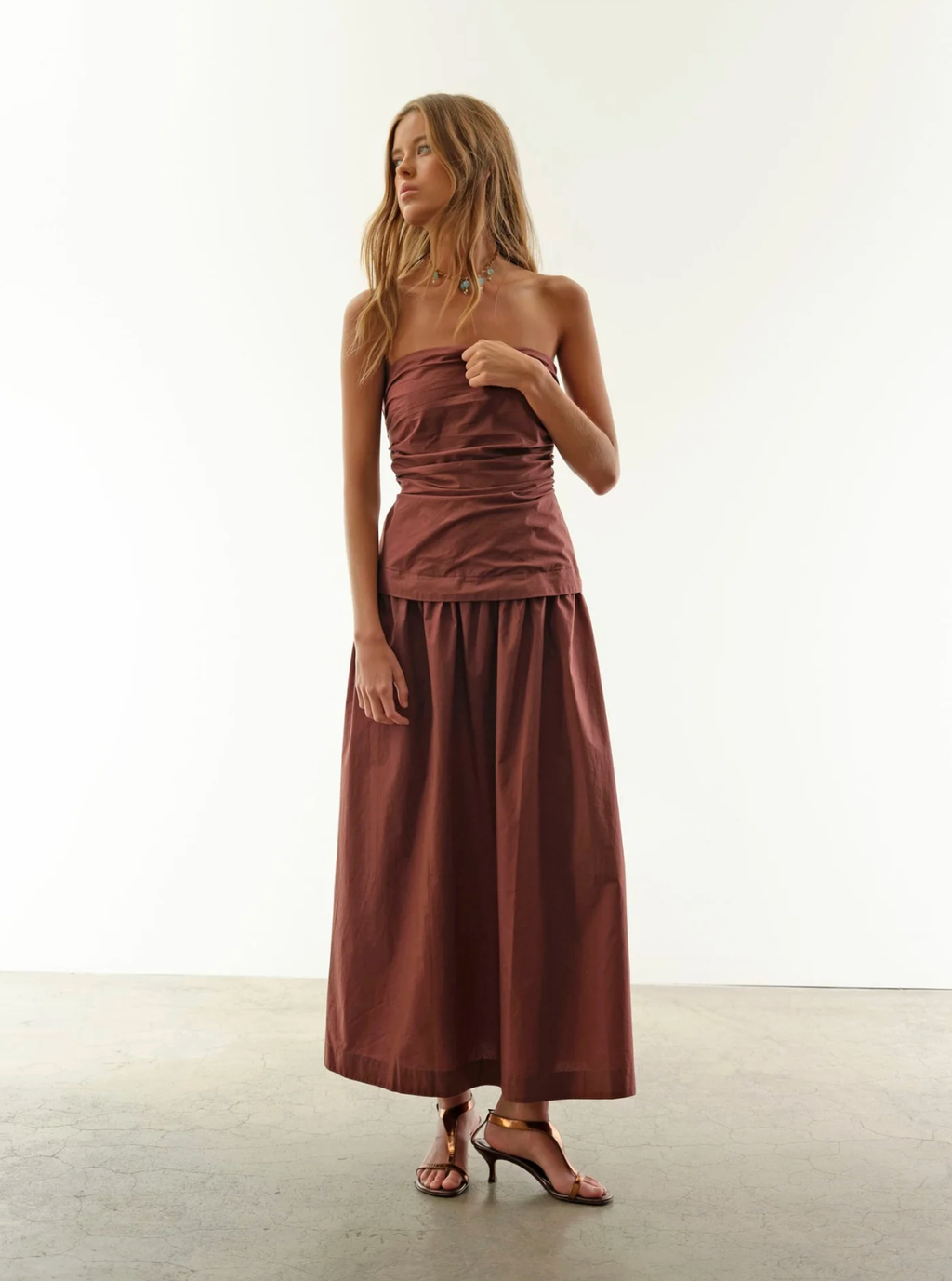 Adobe Brown Ciara Dress X-Small / Adobe Brown