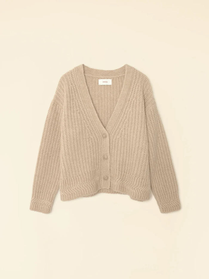 Xirena Milli Cardigan, Cream Ice Soho-Boutique