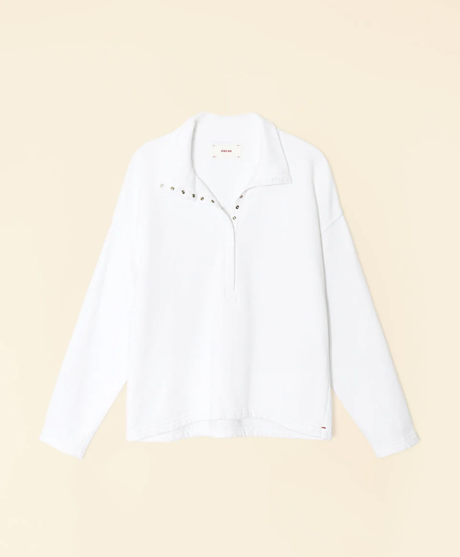 Xirena Sweatshirt Mccoy Sweatshirt, White Soho-Boutique