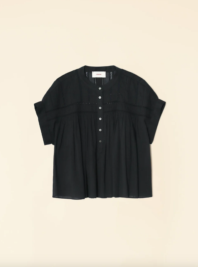 Xirena Top Louelle Top, Black Soho-Boutique