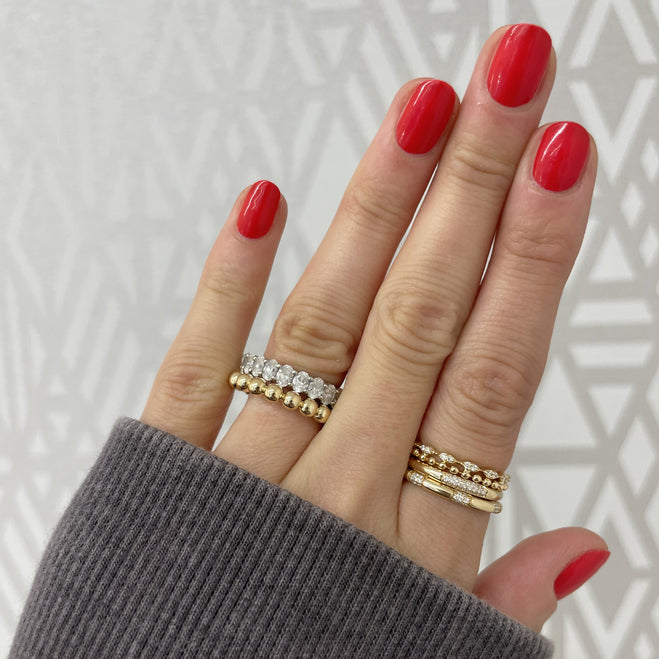 Dana Rebecca Designs Fine Jewelry Cynthia Rose Pave Diamond Ring, 6 Soho-Boutique