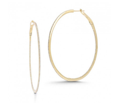 Dana Rebecca Designs Fine Jewelry DRD Large Hoops Soho-Boutique