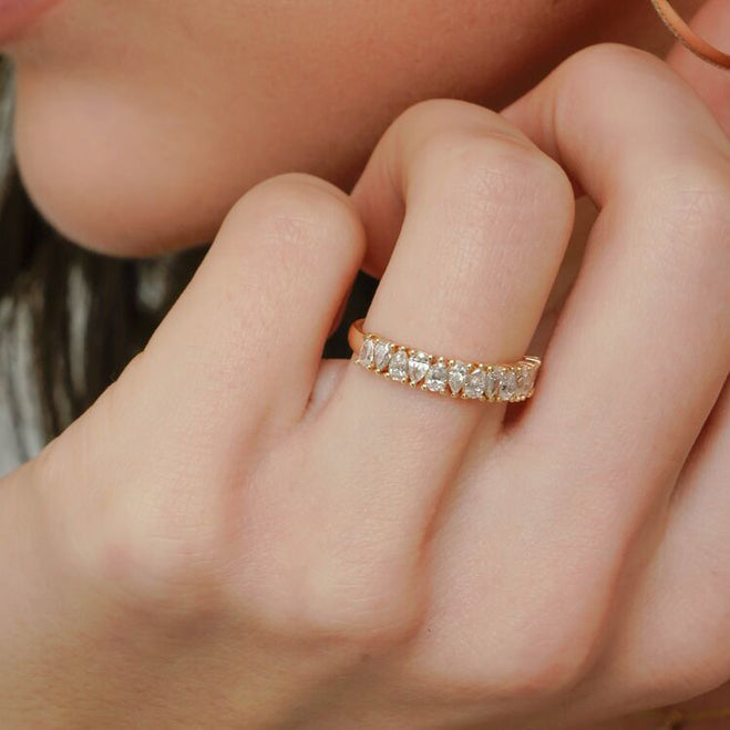 Dana Rebecca Designs Fine Jewelry Taylor Elaine Vertical Pear Ring, 6 Soho-Boutique