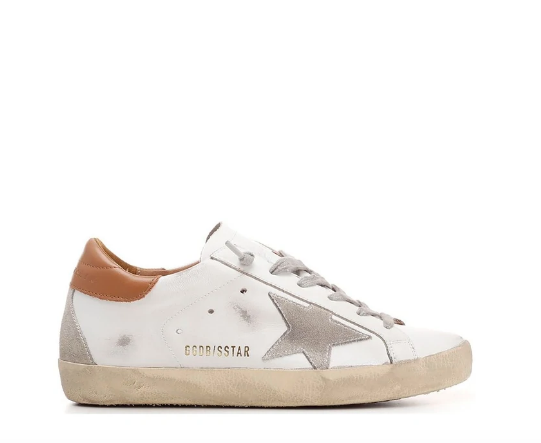 Golden Goose Deluxe Brand Sneakers Super Star White Light Brown Soho-Boutique