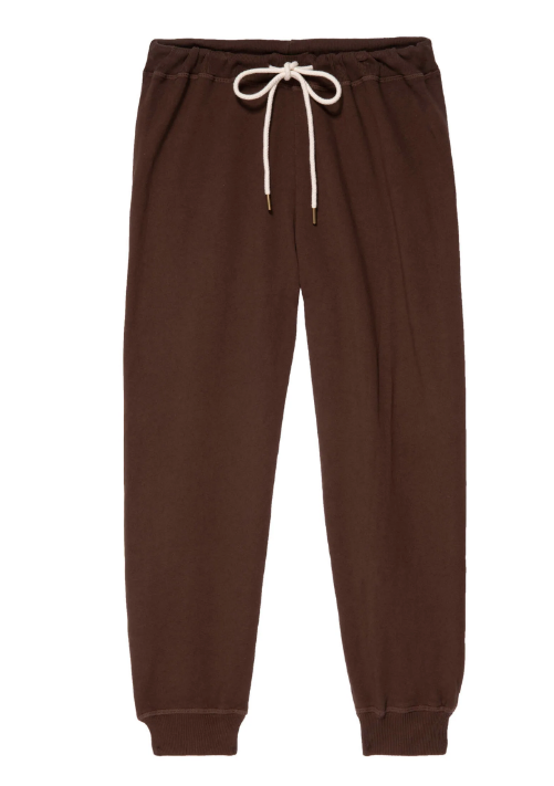 The Cropped Sweatpant, Walnut – Soho Boutique
