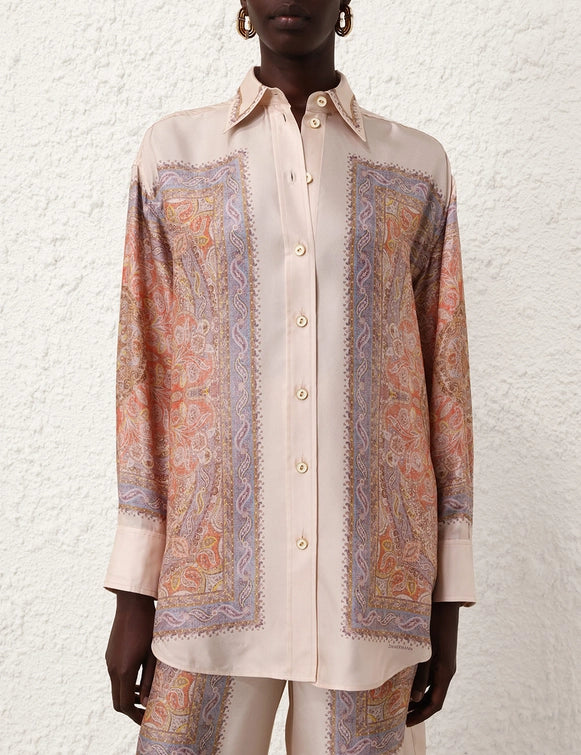 Illustration Paisley Shirt, Paisley Haze