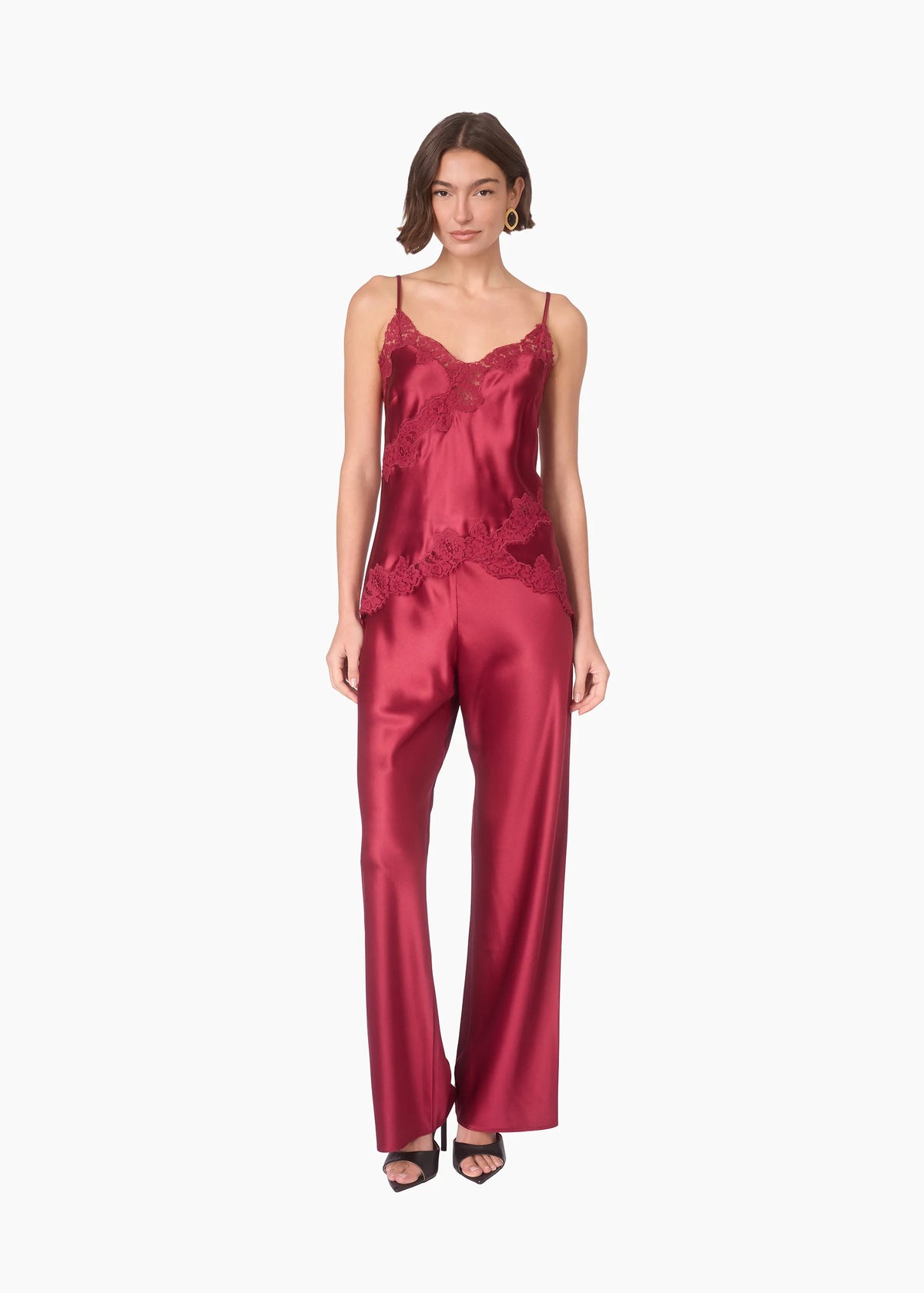 Deena Bias Cami, Cherry Wine