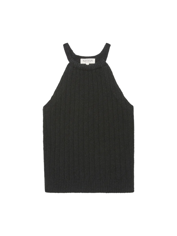 Auburn Sweater Top, Jet Black