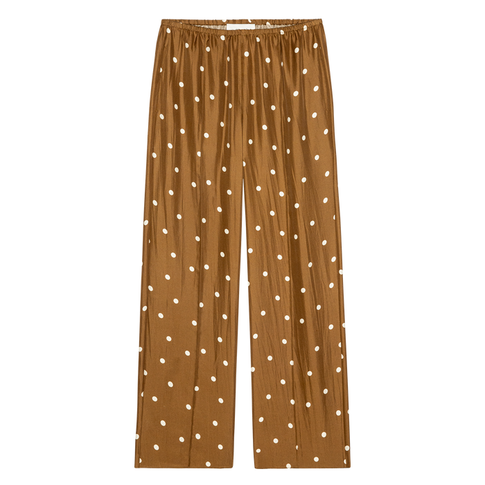 The Slouch Pintuck Pant, Copper Dot