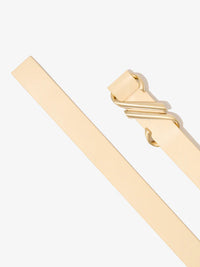 Monogram Belt Shiny, Birch