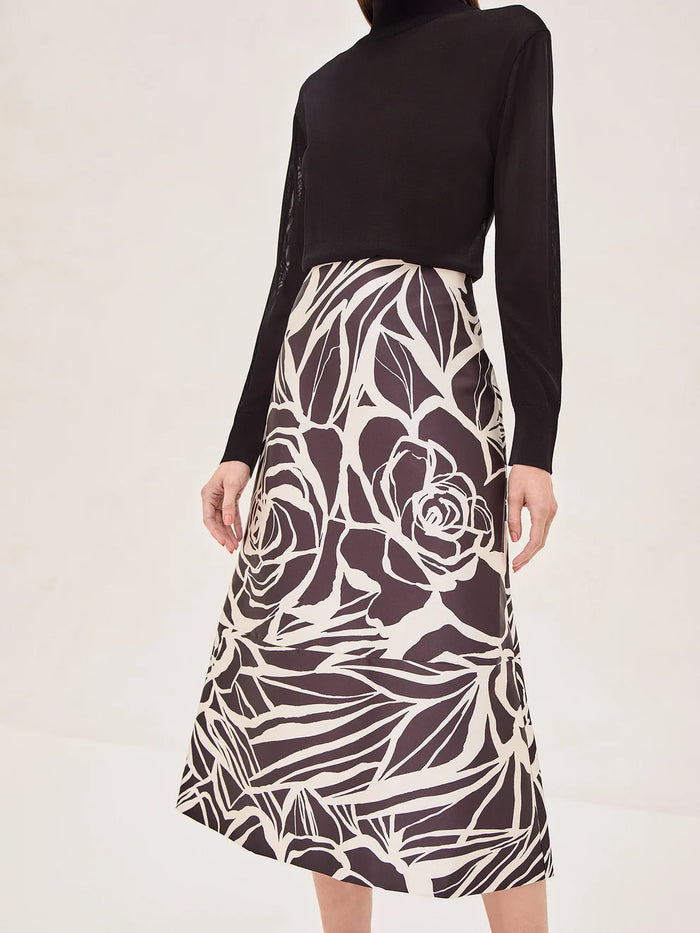 Patel Skirt, Black Petal