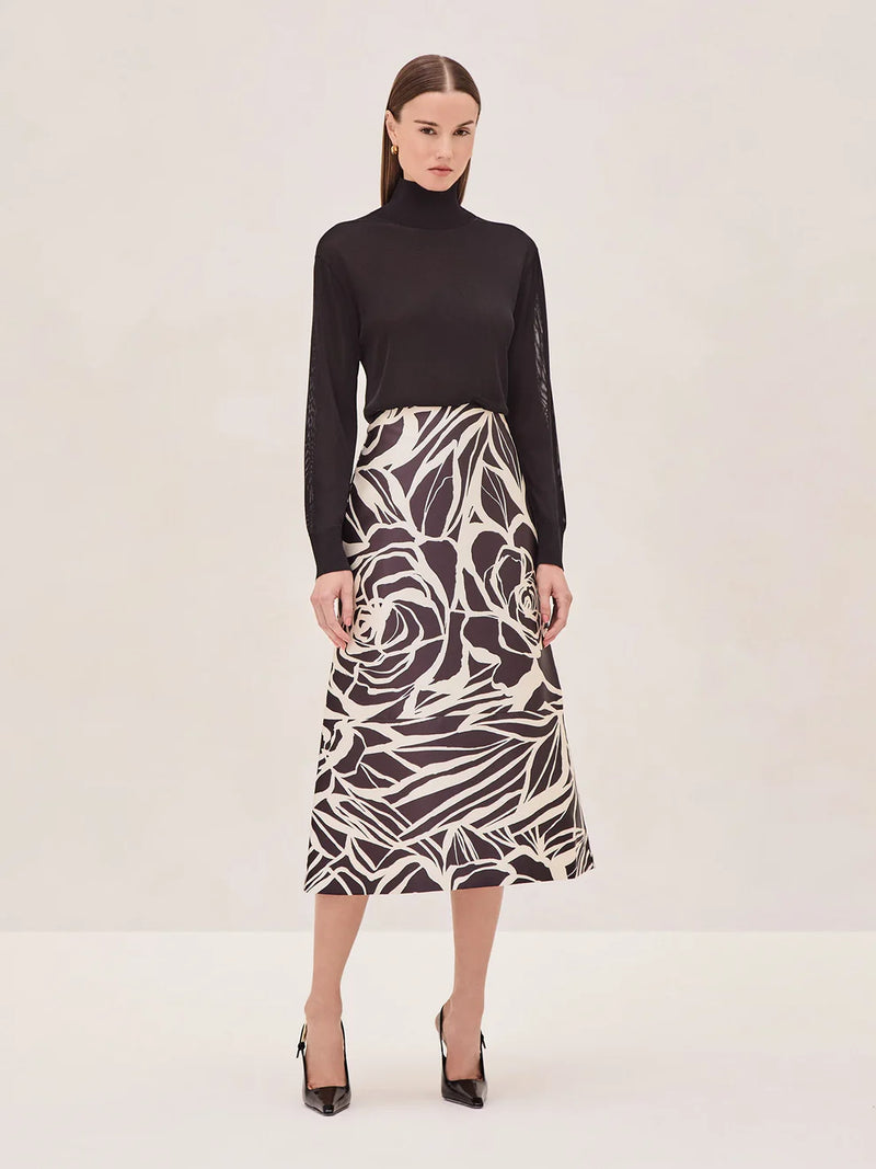 Patel Skirt, Black Petal