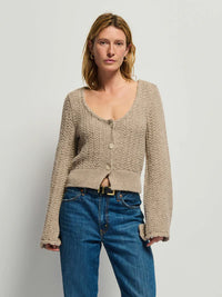 Berenice Cardigan, Oatmeal Heather