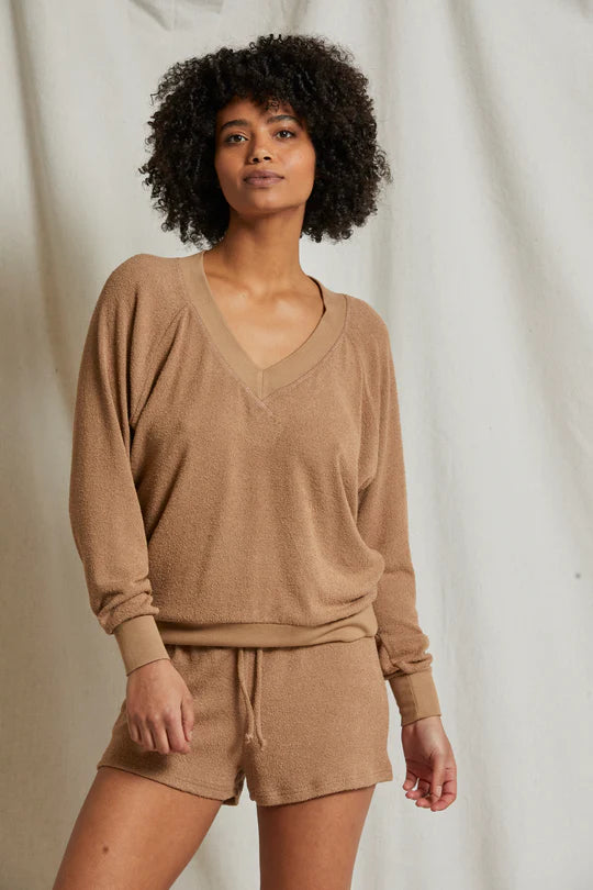 O'Connor Boucle Sweatshirt, Walnut