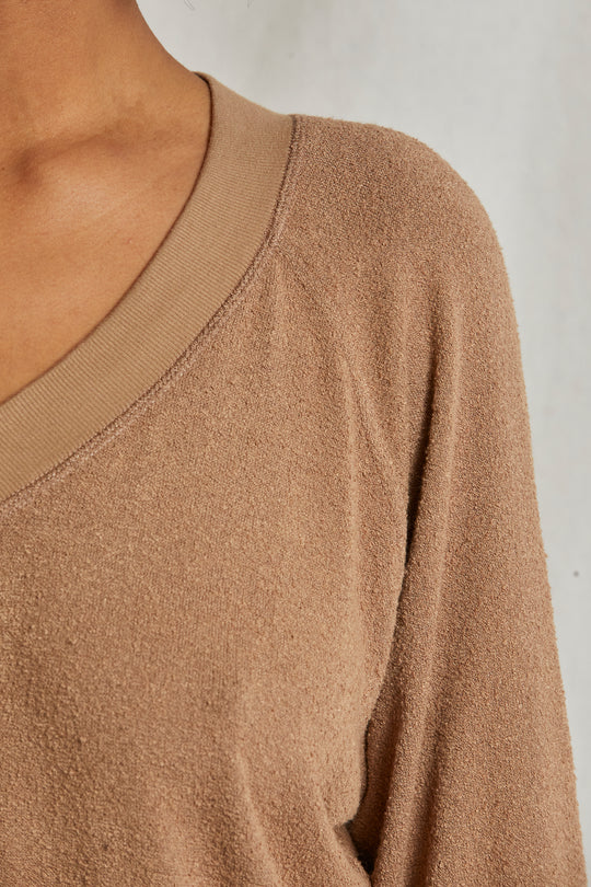 O'Connor Boucle Sweatshirt, Walnut