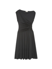 Claressa Midi Dress, Jet Black