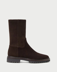 Danny Suede Lug Boot, Brown