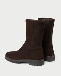 Danny Suede Lug Boot, Brown