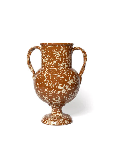 Splatter Verona Vase Large, Terracotta