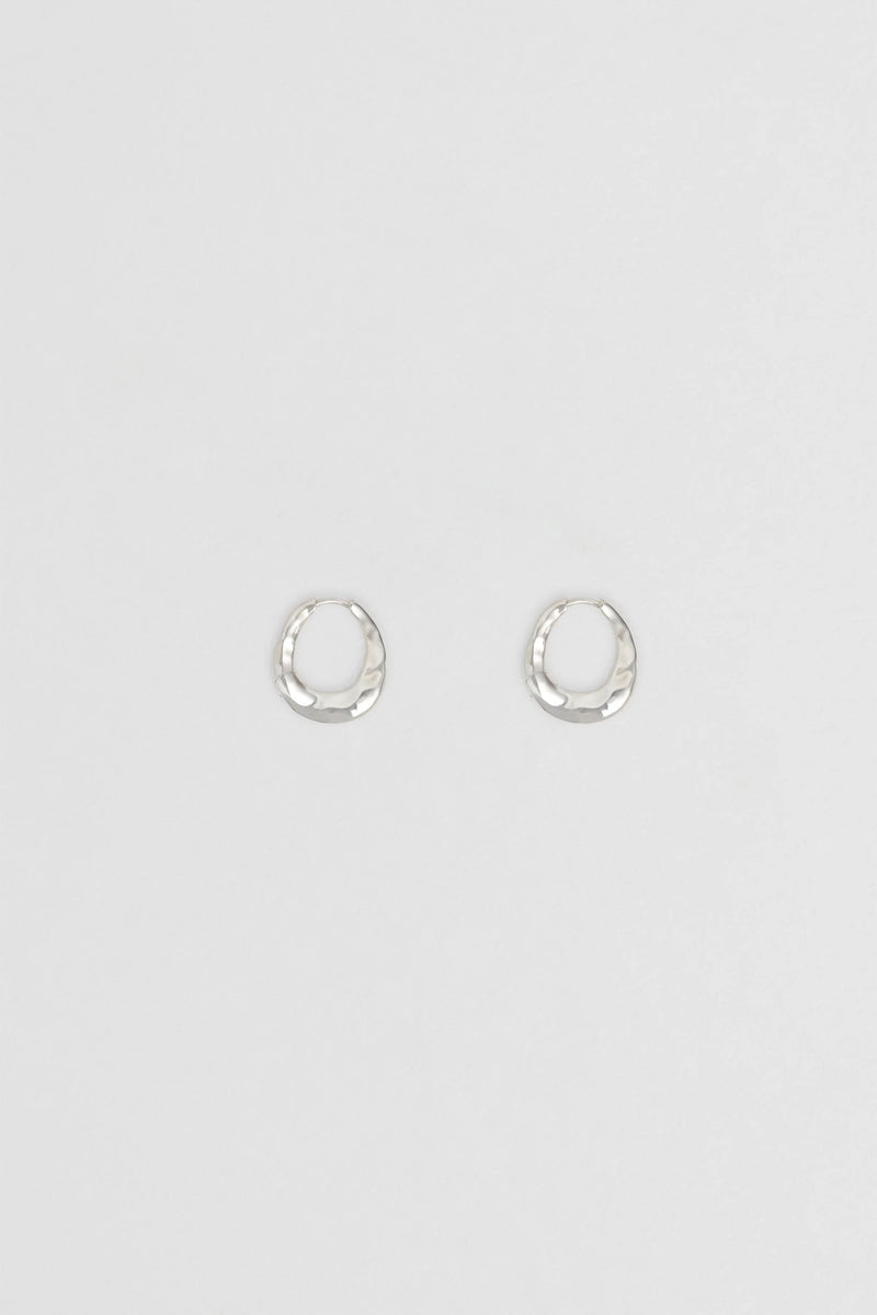 Dajia Hoops Small, Silver