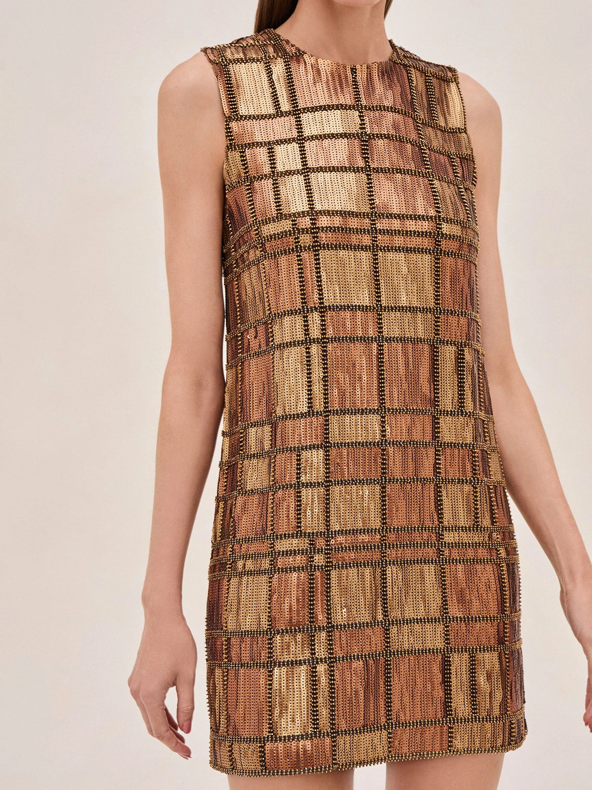 Emani Dress, Bronze