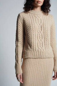 Carly Sweater, Pale Camel