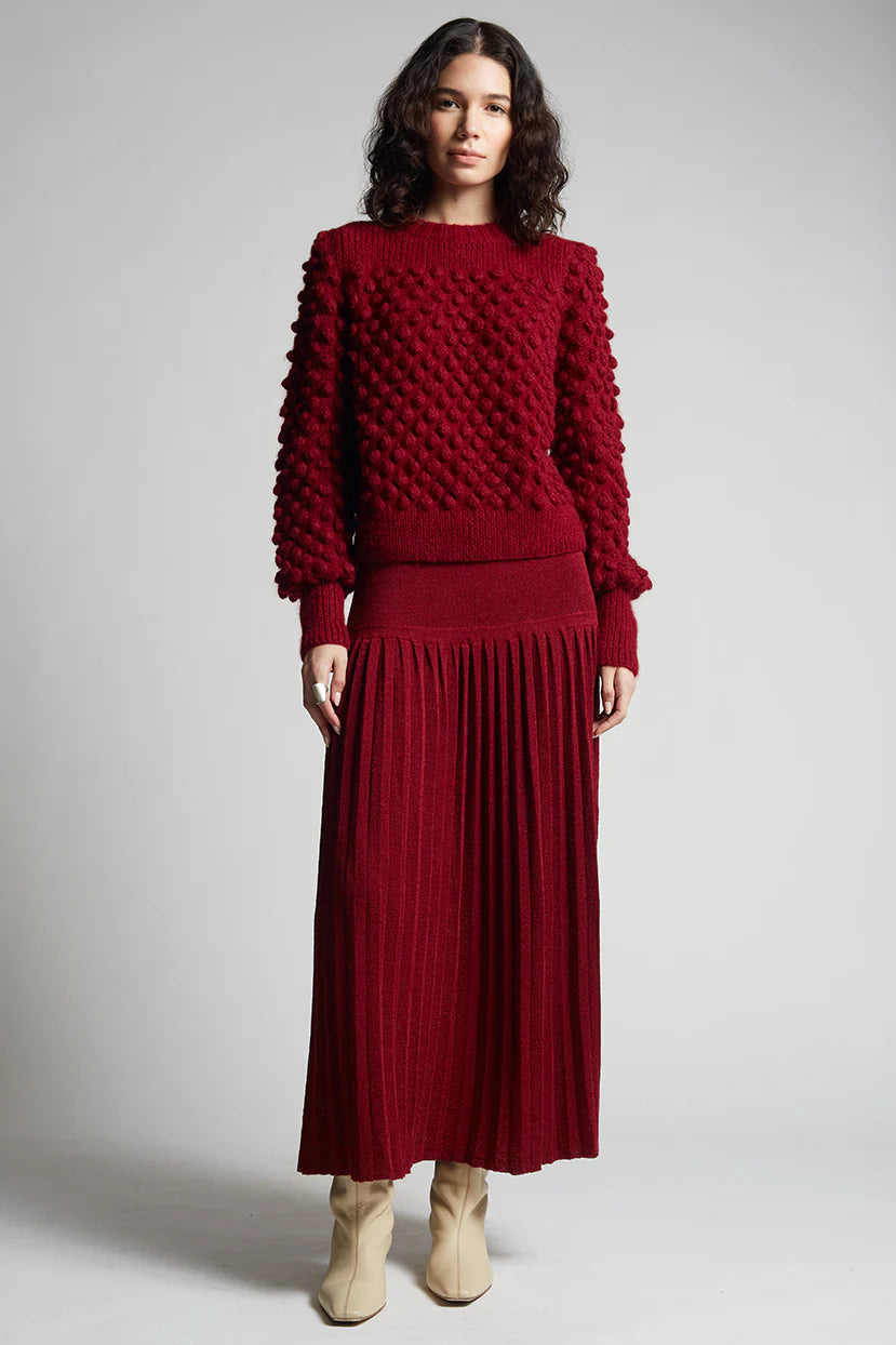 Camila Sweater, Claret