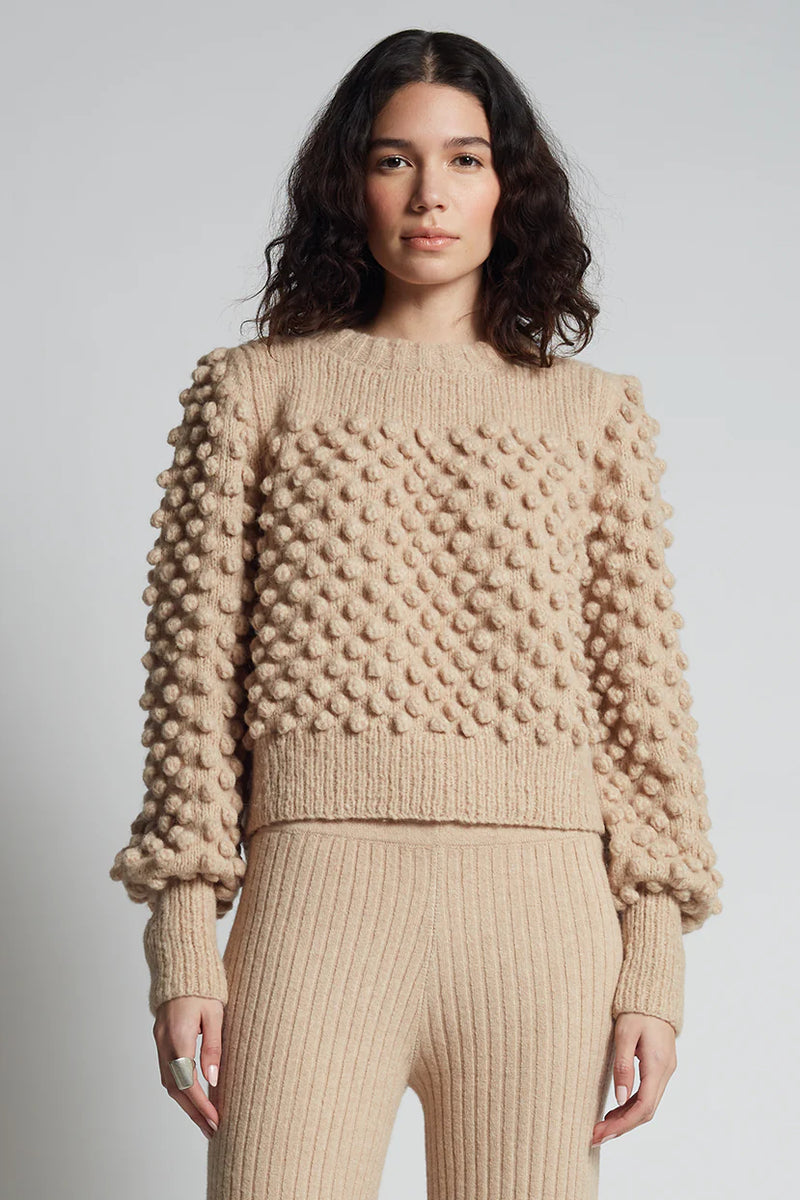 Camila Sweater, Pale Camel