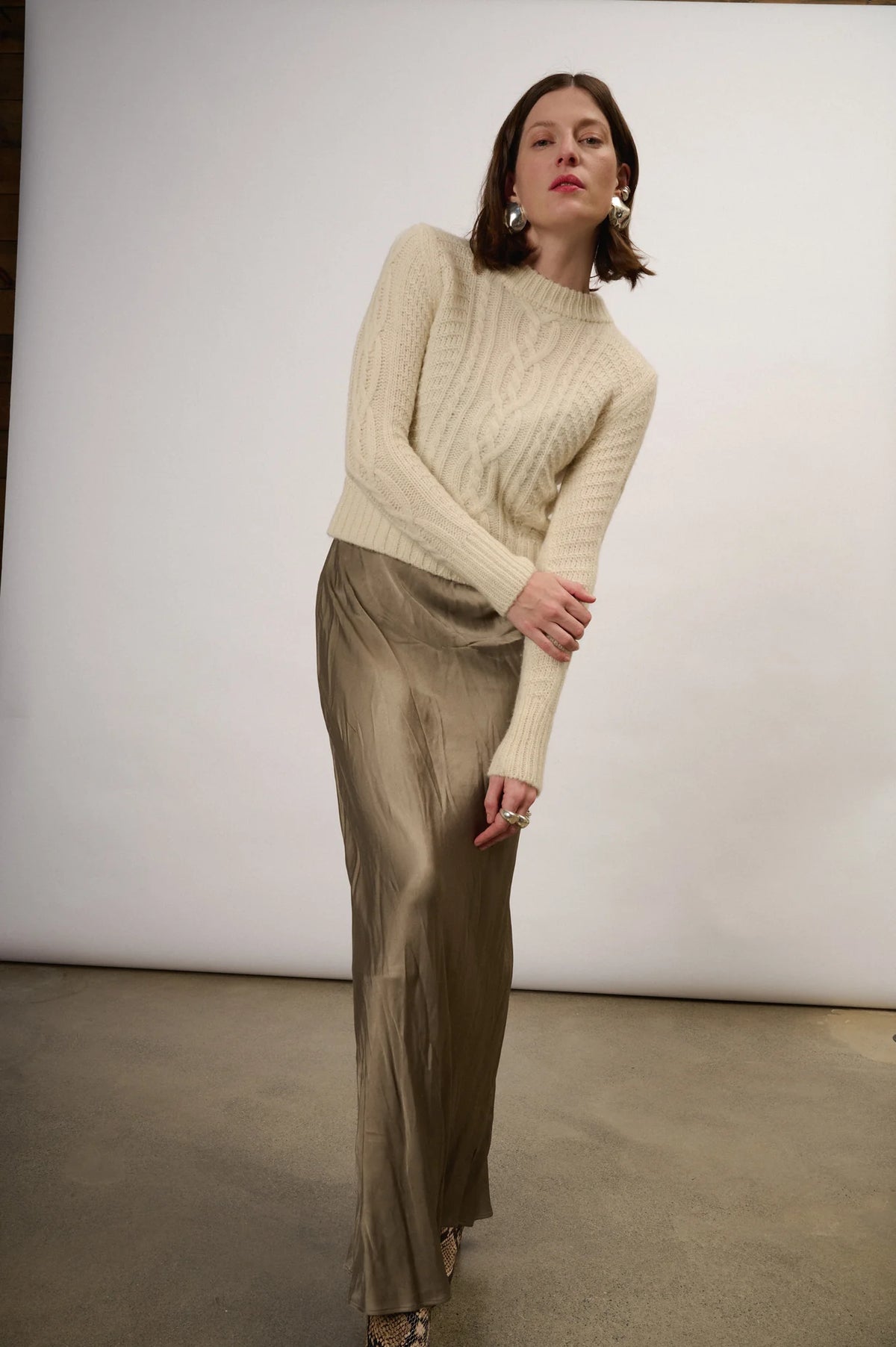 Carly Sweater, Ivory