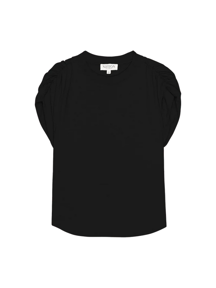 Frankie Muscle Tee, Jet Black