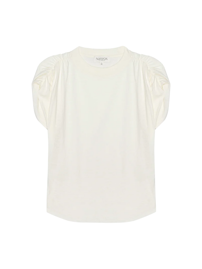Frankie Muscle Tee, Porcelain