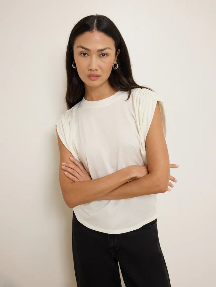 Frankie Muscle Tee, Porcelain