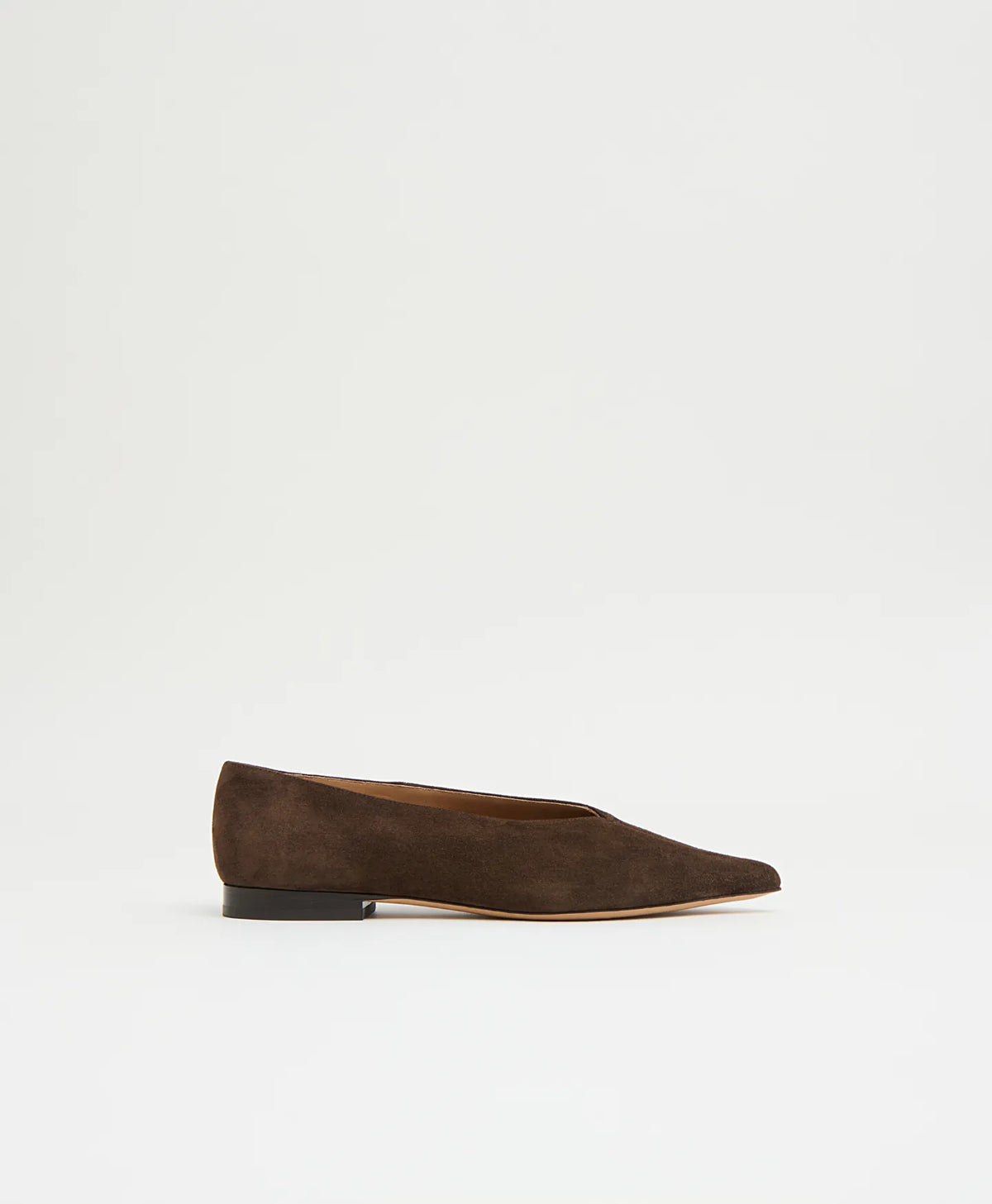 Kiki Flat, Espresso Suede